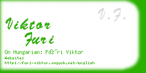 viktor furi business card